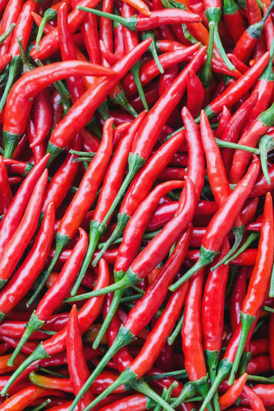 Chili Peppers Fresh Product Packaging