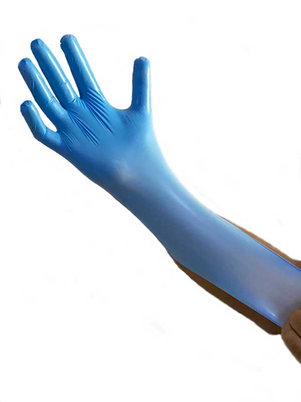 Aypek Ultra Soft Hibrit Eldiven Pudrasız Mavi